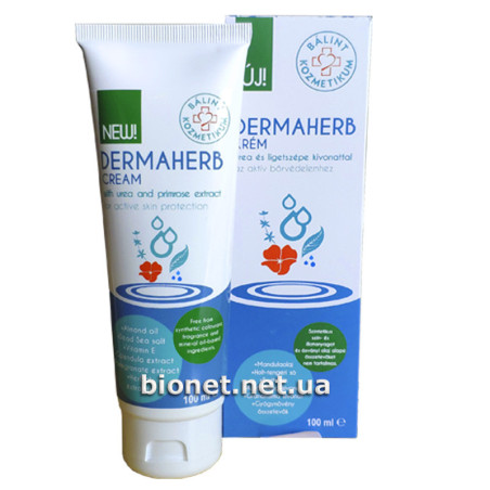 Крем Дермагерб Dermaherb Біонет купити, догляд за сухою проблемною шкірою, псоріаз, екзема, дерматит, захист рук і шкіри