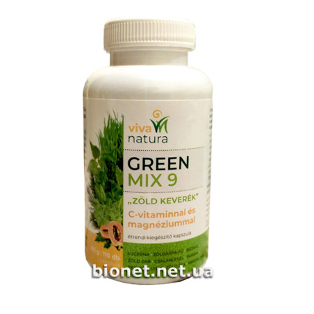 Зеленая смесь Green mix 9 бионет bionet купить, нарушения работы желудочно-кишечного тракта, нарушения функций пищеварения, восп